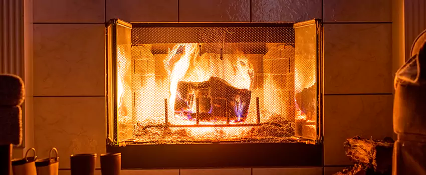 Mendota Hearth Landscape Fireplace Installation in Moscow, Idaho