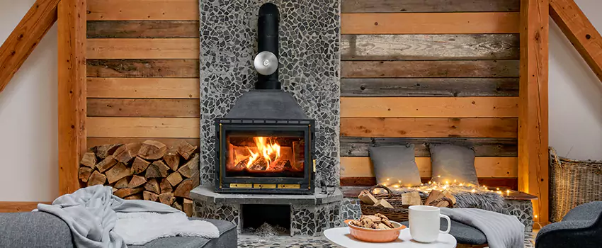 Thelin Hearth Products Direct Vent Gas Stove Fireplace Inspection in Moscow, Idaho